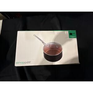 Servapetit-3QT Copper Sauce Pan w/Lid - new in box